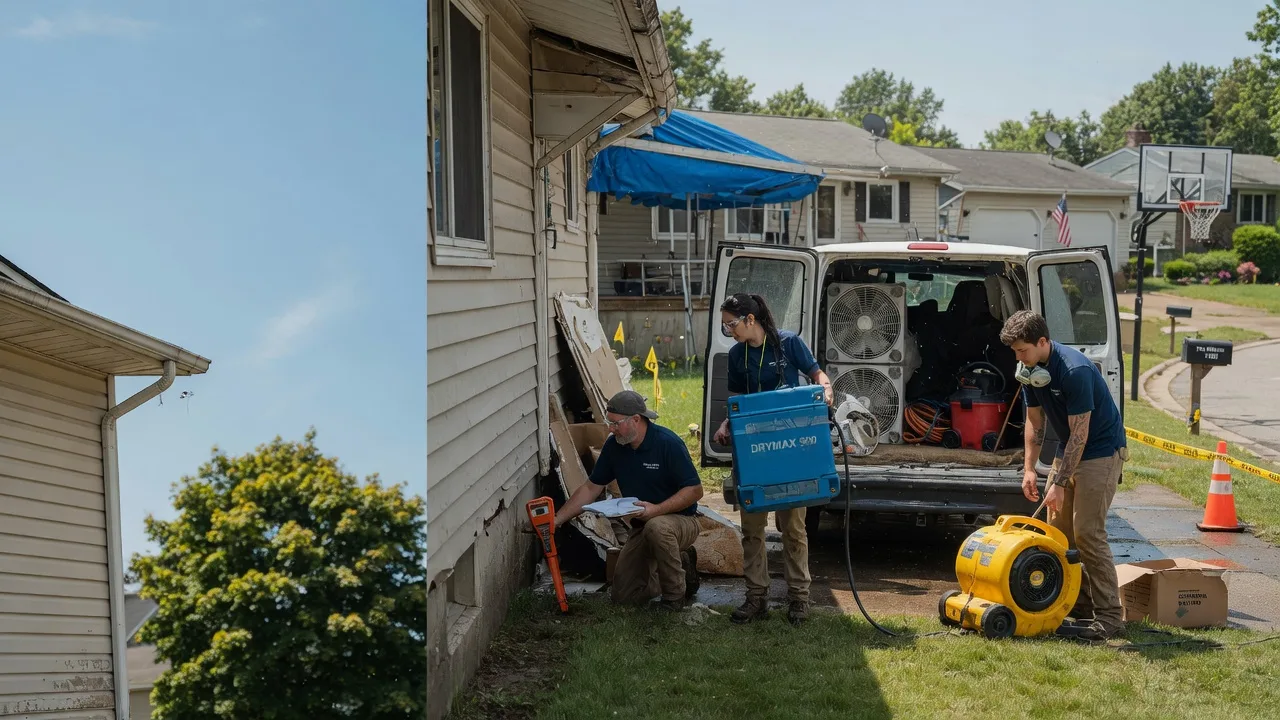 Ceiling Leak Cleanup in Vernon Center, MN near me